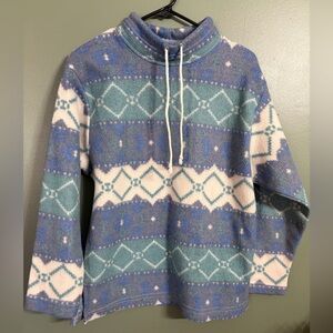 Women’s Vintage color block pattern Indications pullover Small